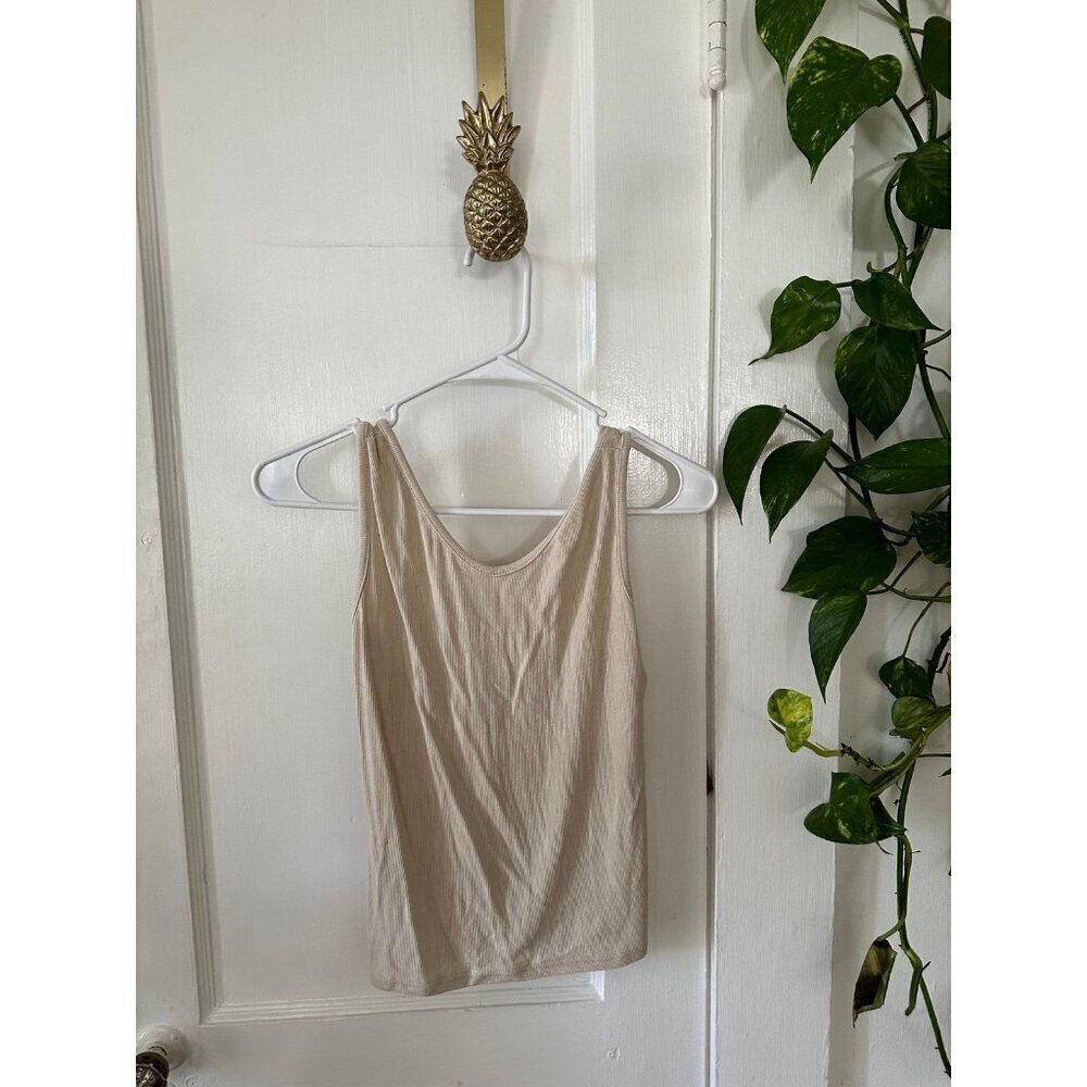 Women’s size medium Beige tank top